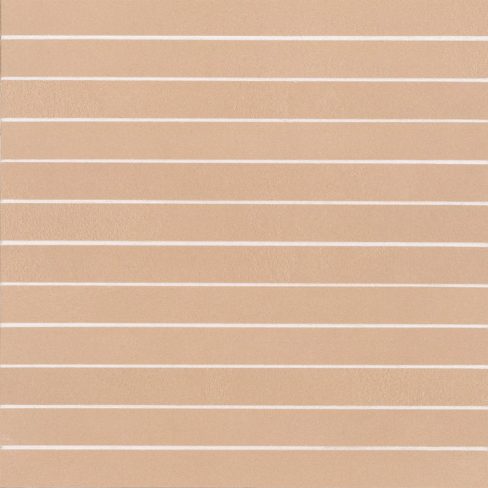 Bedrosians Tile & Stone - Sahara 1" x 12" Matte Porcelain Mosaic Tile - Rose
