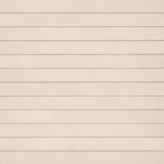 Bedrosians Tile & Stone - Sahara 1" x 12" Matte Porcelain Mosaic Tile - White