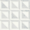 See Bedrosians - Matisse Mosaic 3 Marble Blend - White Carrara & Thassos