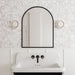 Bedrosians - Monet Honed Marble Mosaic 1 Tile - Oriental White Wall Install