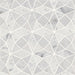 Bedrosians - Monet Honed Marble Mosaic 5 Tile - White Carrara
