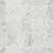 Bedrosians - Monet Honed Marble Mosaic 6 Tile - White Carrara