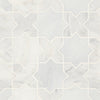See Bedrosians - Monet Honed Marble Mosaic 6 Tile - Oriental White