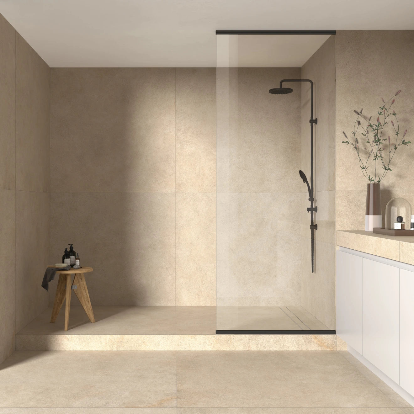 Bedrosians - Magnifica Nineteen Forty-Eight - 48" x 48" Glazed Porcelain Tile - Offroad Mojave