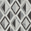 See Bedrosians - Modni Arlo Honed Marble Blend Mosaic - Cool Blend