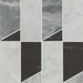 Bedrosians - Modni Jett Honed Marble Blend Mosaic - Cool Blend