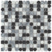 Bedrosians - Modni Monroe Honed Marble Blend Mosaic - Cool Blend