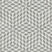 Bedrosians - Celeste Honed Marble Blend Mosaic - Cinder Grey & Calacatta Losanna