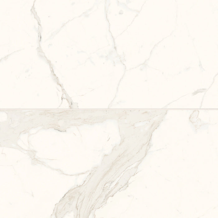 Bedrosians - Magnifica Encore - 24" x 48" Glazed Porcelain Tile - Calacatta Super White Polished