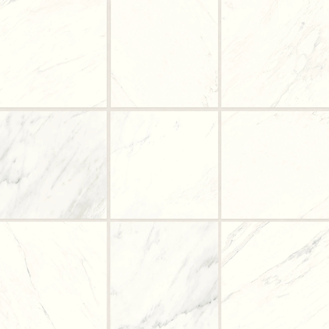Bedrosians - Magnifica Encore - 4" x 4" Porcelain Mosaic - Luxe White Polished