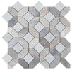 See Elysium - Eclipse Sky 12.25 in. x 12.25 in. Marble Mosaic