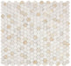 Elysium - Hexagon 2" x 2" Marble Mosaic - Calacatta Gold Honed
