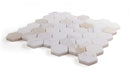 Elysium - Hexagon 2" x 2" Marble Mosaic - Calacatta Gold Honed