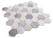Elysium - Hexagon 2" x 2" Marble Mosaic - Blue