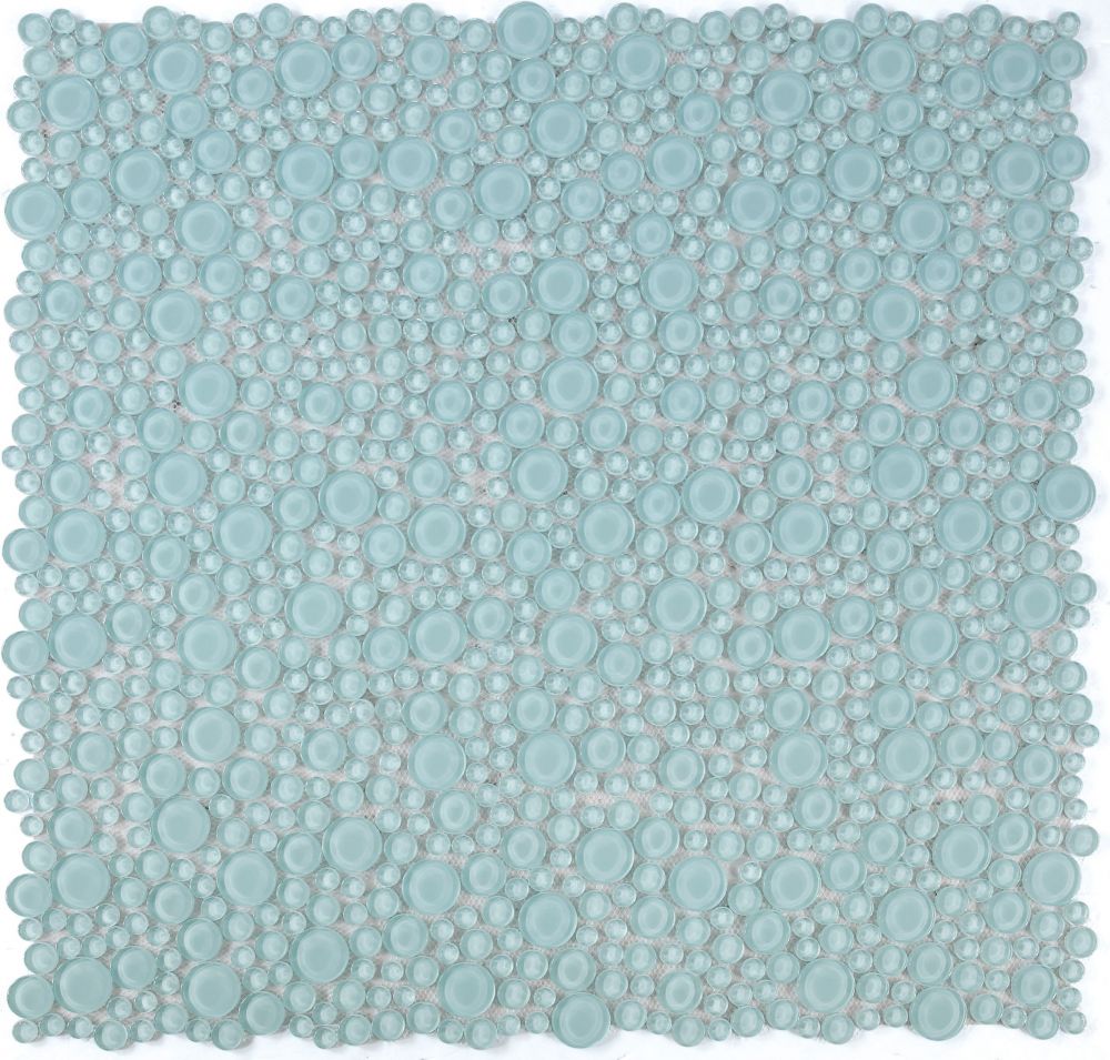 Elysium - Lady 10.75 in. x 10.75 in. Glass Mosaic - Mint