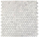 Elysium - Hexagon 2" x 2" Marble Mosaic - Snow White Polished