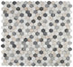 Elysium - Hexagon 2" x 2" Marble Mosaic - Beach