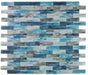 Elysium - Art 11.75 in. x 11.75 in. Glass Mosaic - Ocean Casale