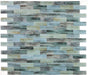 Elysium - Art 11.75 in. x 11.75 in. Glass Mosaic - Wood Lake