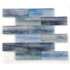 See Elysium - Art 11.75 in. x 11.75 in. Glass Mosaic - Wood Ocean