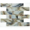 See Elysium - Art 11.75 in. x 11.75 in. Glass Mosaic - Onyx Mauna