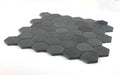 Elysium - Hexagon 2" x 2" Marble Mosaic - Basalt