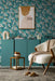 Elysium - Vanguard 11.25 in. x 11.25 in. Glass Mosaic - Hex XL - Onyx Green wall installation