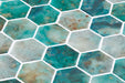 Elysium - Vanguard 11.25 in. x 11.25 in. Glass Mosaic - Hex XL - Onyx Green