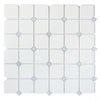 See Elysium - Clipped Marble Squares Mosaic - Crystal Ocean
