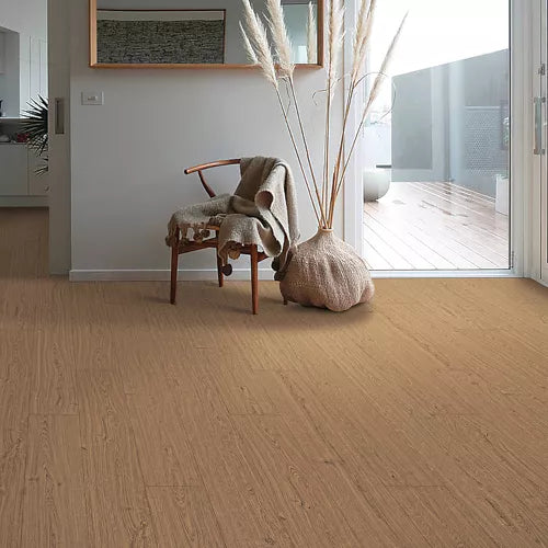 Mohawk - Revwood Premier Palm City Laminate - Adirondack Brown Oak Room Scenee