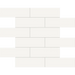 Arizona Tile - S-Series - 2" x 6" Porcelain Staggered Mosaic - Canvas White