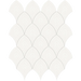 Arizona Tile - S-Series - Porcelain Scallop Mosaic - Canvas White