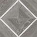 Anatolia Aspen 16 in. x 16 in. HD Porcelain Marquetry Mosaics - Grey Ridge with Statuario