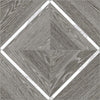 See Anatolia Aspen 16 in. x 16 in. HD Porcelain Marquetry Mosaics - Grey Ridge with Statuario