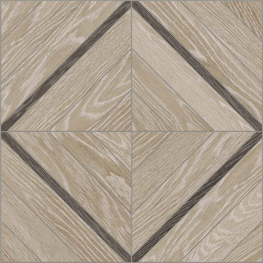 Anatolia Aspen 16 in. x 16 in. HD Porcelain Marquetry Mosaics - Paper Birch