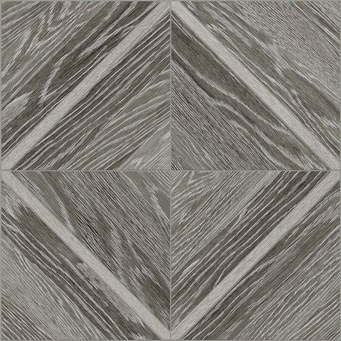 Anatolia Aspen 16 in. x 16 in. HD Porcelain Marquetry Mosaics - Grey Ridge