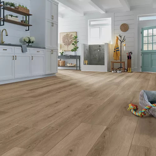 Mohawk - SolidTech Select - Emerald Waters 7.5 in. x 48 in. - Wyndale Room Scene