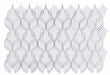 Elysium - Prestige Pearl Snow 7.25 in. x 12 in. Marble and Pearl Mosaic