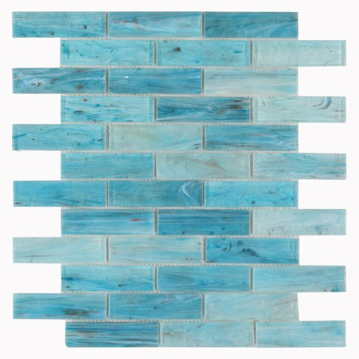 Elysium - Hot Series - Glass Brick Mosaic - Blue