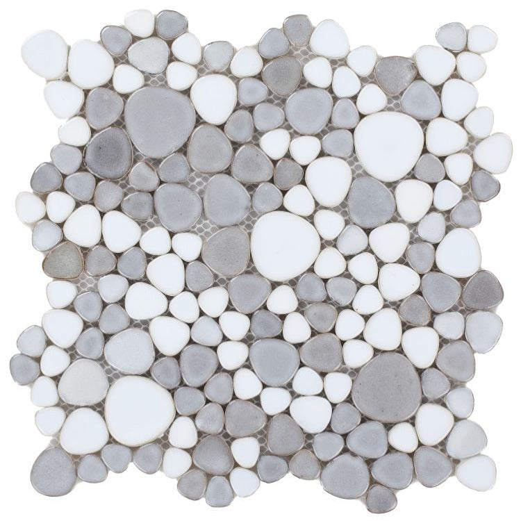 Elysium - Growing Dusk 11.5 in. x 11.5 in. Porcelain Mosaic