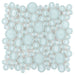 Elysium - Lady 10.75 in. x 10.75 in. Glass Mosaic - Turquoise