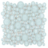 See Elysium - Lady 10.75 in. x 10.75 in. Glass Mosaic - Turquoise