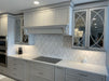 Elysium - Prestige Large Pearl 8.75 in. x 11 in. Marble and Pearl Mosaic Installed