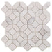 Elysium - Eclipse White 12 in. x 12 in. Marble Mosaic