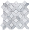 See Elysium - Eclipse Dusk 12 in. x 12 in. Marble Mosaic