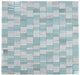Elysium - Prime Blue New 11.75 in. x 11.75 in. Glass and Marble Mosaic