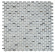Elysium - Aztec Blue 10.25 in. x 11.25 in. Marble Mosaic