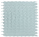 Elysium - Water Turquoise 11.5 in. x 12.25 in. Glass Mosaic