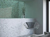 Elysium - Vanguard 12.25 in. x 12.25 in. Glass Mosaic - Penta - Bali Stone wall installation