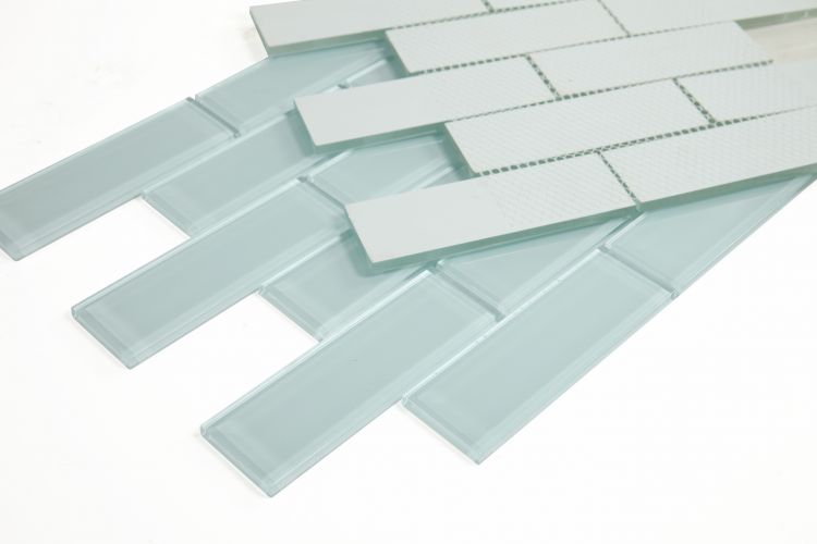 Elysium - Casale Turquoise 11.75 in. x 11.75 in. Glass Mosaic